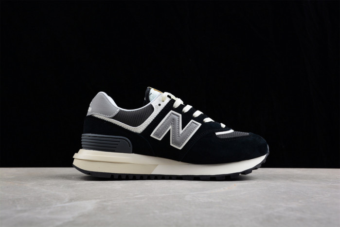 New Balance 574 Black Grey White - U574LGG1