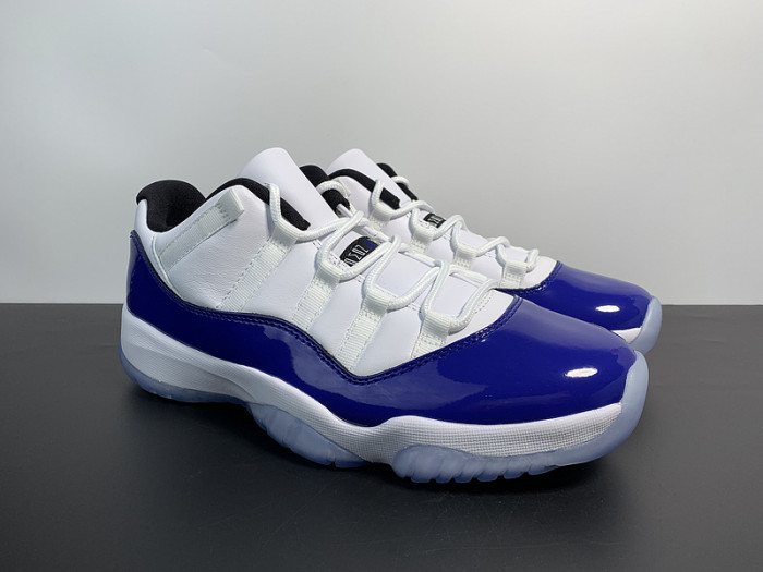 AIR JORDAN 11 RETRO LOW WHITE CONCORD AH7860-100