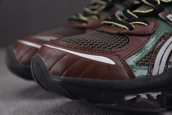 As*ic*s men gel-quantum kinetic dark sepia shamrock green 1203a270-251