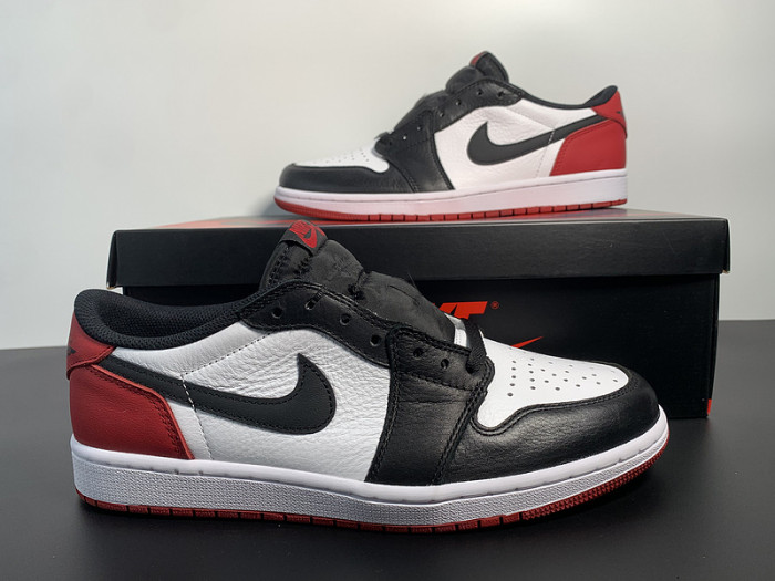 air Jordan 1 Retro Low OG Black Toe - CZ0790-106