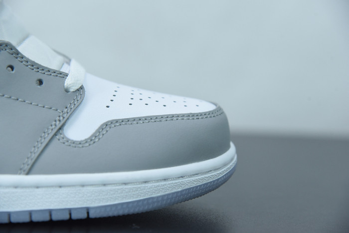 Air Jordan 1 Mid Wolf Grey Aluminum BQ6472-105