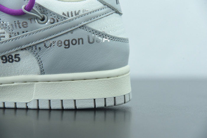 OFW x Nike SB Dunk Low “45 of 50” OW DM1602-101