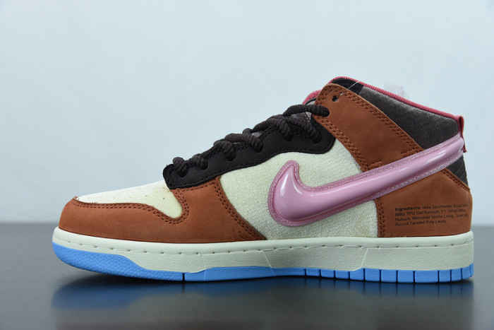Nike Dunk Mid Social Status Free Lunch Chocolate Milk DJ1173-700