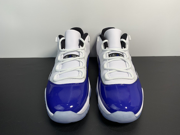 AIR JORDAN 11 RETRO LOW WHITE CONCORD AH7860-100