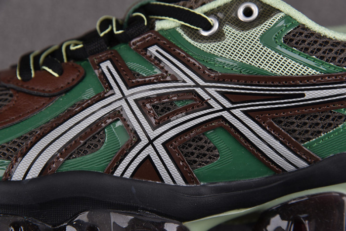 As*ic*s men gel-quantum kinetic dark sepia shamrock green 1203a270-251