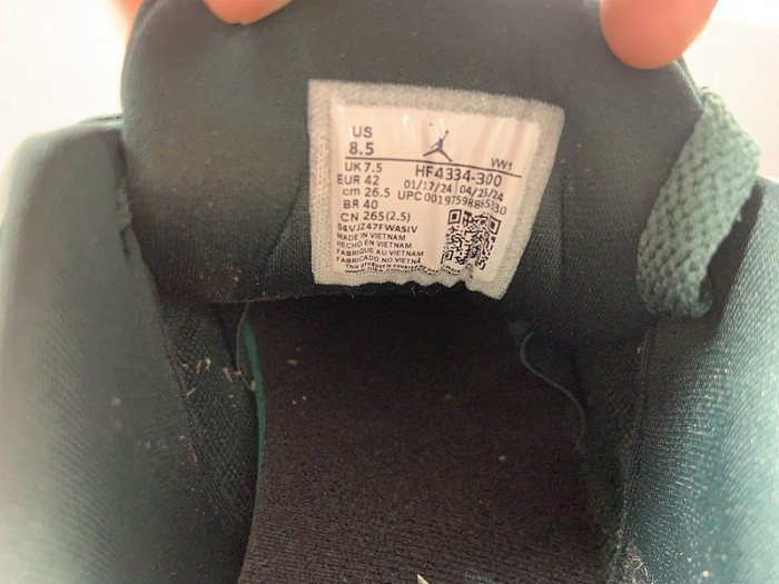 Nigel Sylvester x Air Jordan 4 RM Pro Green Metallic sail HF4334-300