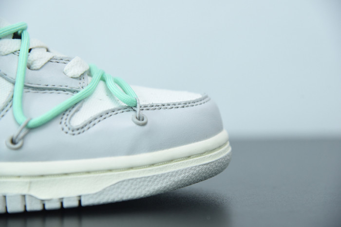 OFW x Nike SB Dunk Low 04 of 50 OW White Grey Green DM1602-114