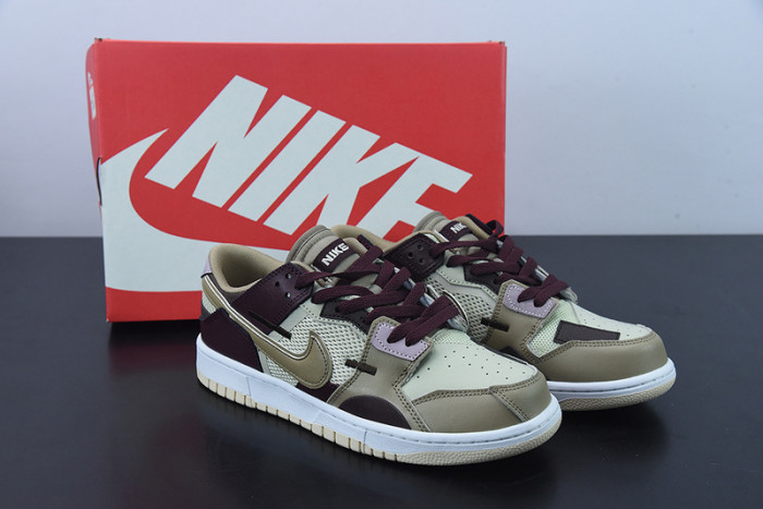 Nike Dunk Low Scrap Tan Brown DH7450-100