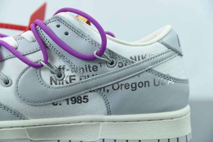OFW x Nike SB Dunk Low “45 of 50” OW DM1602-101