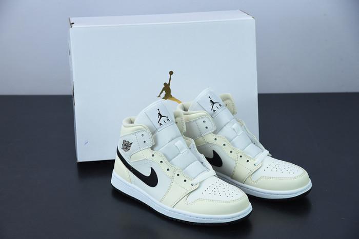 Jordan 1 Mid Coconut Milk (Women