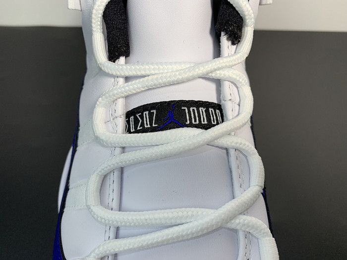 AIR JORDAN 11 RETRO LOW WHITE CONCORD AH7860-100