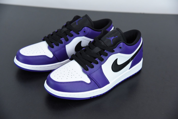 Air Jordan 1 Low Court Purple White 553558-500