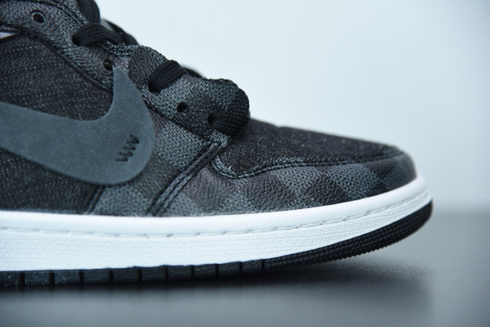 air jordan 1 x off L**is aj1 ow black