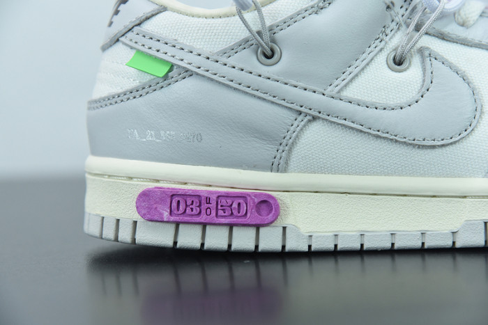 OFW x Nike SB Dunk Low “03 of 50” OW DM1602-118