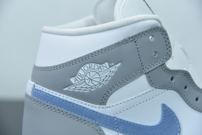 Air Jordan 1 Mid Wolf Grey Aluminum BQ6472-105