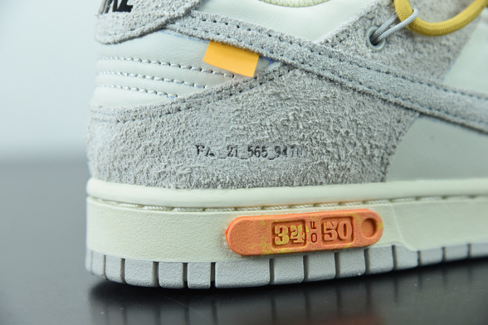 OFW Nike Dunk Low 34 Of 50 OW DJ0950-102