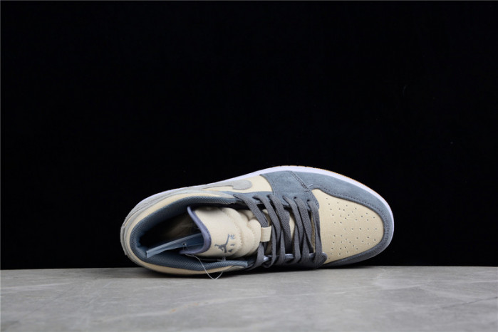 Air Jordan 1 Mid GS Grey Cream Suede DN4346-100