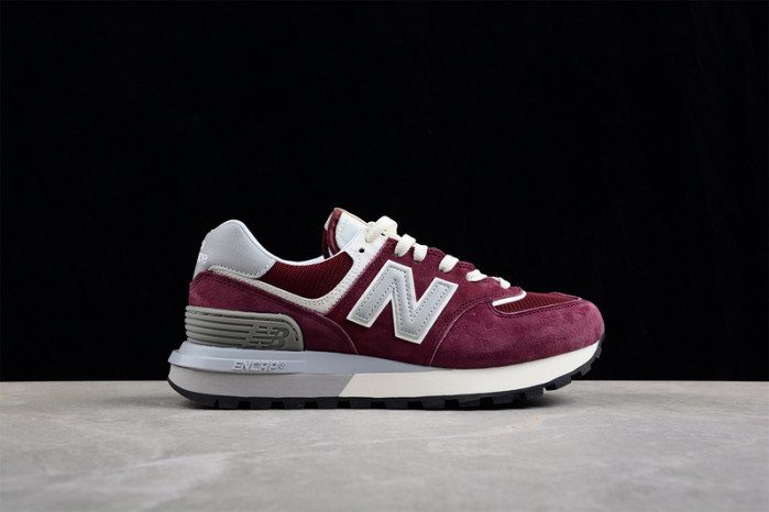 New Balance 574 Burgundy Silver - U574LGAA