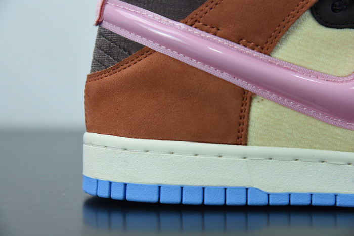 Nike Dunk Mid Social Status Free Lunch Chocolate Milk DJ1173-700