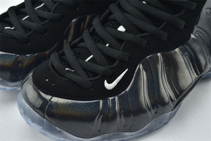 nike air foamposite one reflective Ch*0me hologram silver 314996-900