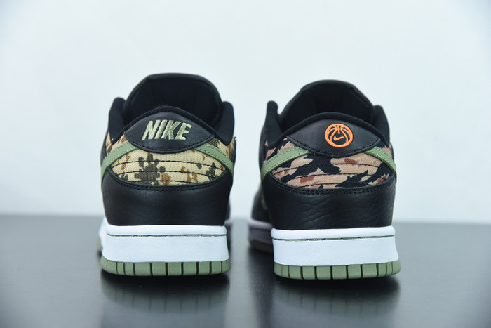 Nike Dunk Low “Black Multi Camo” DH0957-001