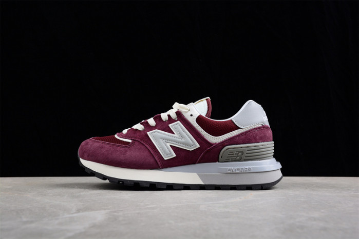 New Balance 574 Burgundy Silver - U574LGAA