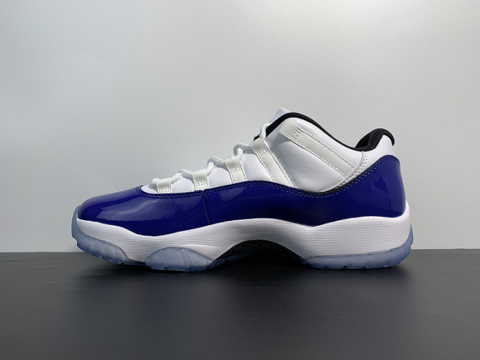 AIR JORDAN 11 RETRO LOW WHITE CONCORD AH7860-100