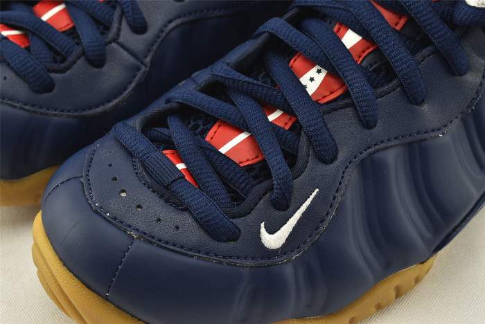 Nike Air Foamposite Pro Blue Void University Red - Cj0325-400