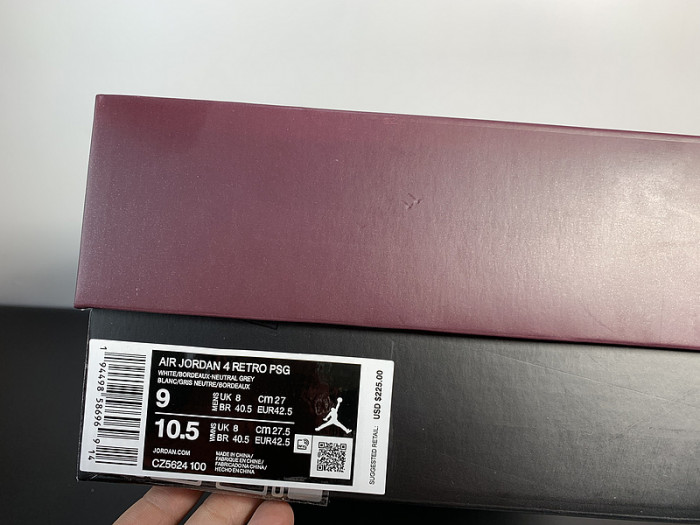 AIR JORDAN 4 RETRO PSG PARIS SAINT-GERMAIN CZ5624-100