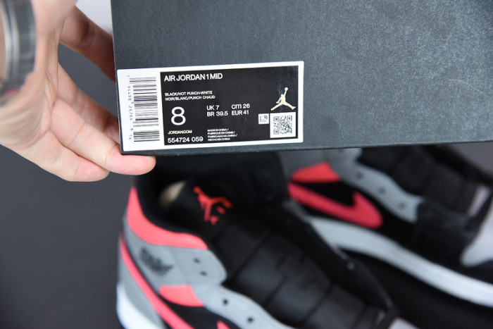 Air Jordan 1 Mid “Pink Shadow” 554724-059