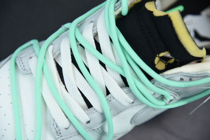 OFW x Nike SB Dunk Low 04 of 50 OW White Grey Green DM1602-114