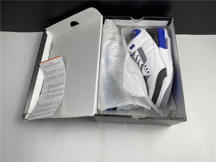 Air Jordan Retro 3 Racer Blue CT8532-145