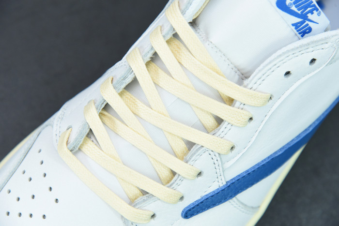 Travis Scott x Air Jordan 1 Low White Navy Blue CQ3277-100