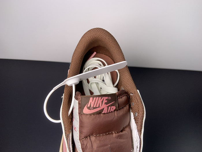 Travis Scott x Air Jordan 1 Low OG Dark Pony Pink Oxford DZ4137-206