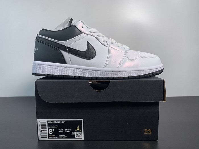 Air Jordan 1 Low White Black 553558-132