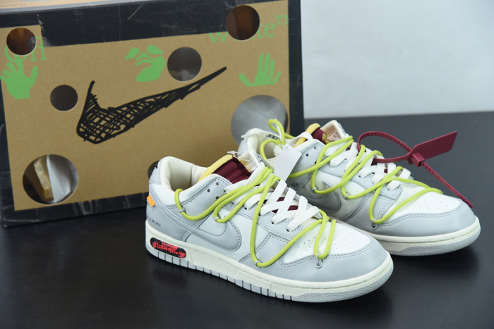 OFW x Nike SB Dunk Low “08 of 50” OW DM1602-106