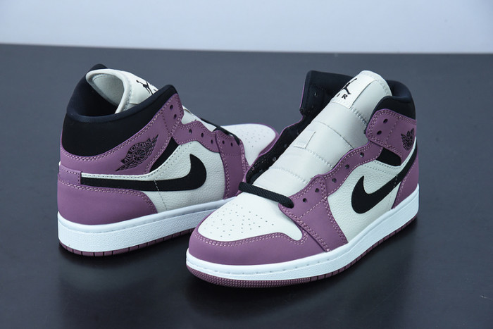 Air Jordan 1 Mid Berry White Black DC7267-500