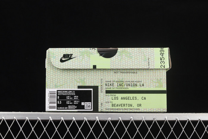 Union x Nike Dunk Low Blue DJ9649-400