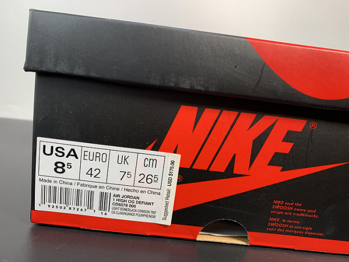 Air Jordan 1 Retro High OG Defiant SB NYC to Paris CD6578-006