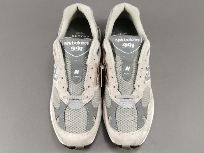 New Balance 991 Made In UK "Grey & White" M991GL