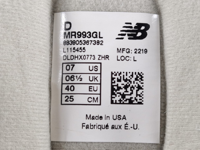 New Balance 993 MiUSA Grey Men