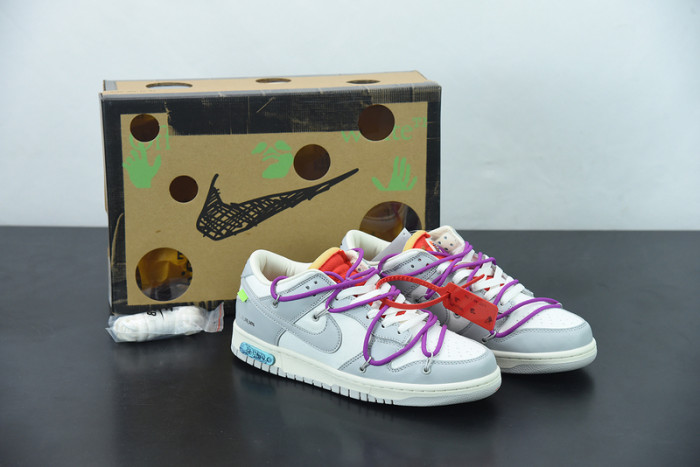 OFW x Nike SB Dunk Low “45 of 50” OW DM1602-101