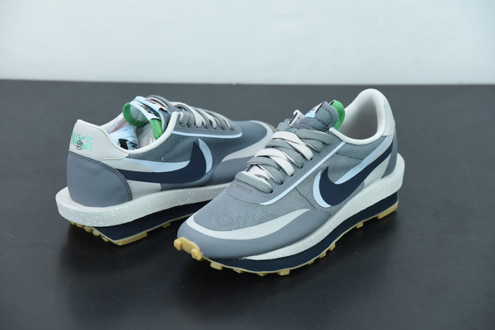 Nike LD Waffle sacai CLOT Kiss of Death 2 Cool Grey DH3114-001