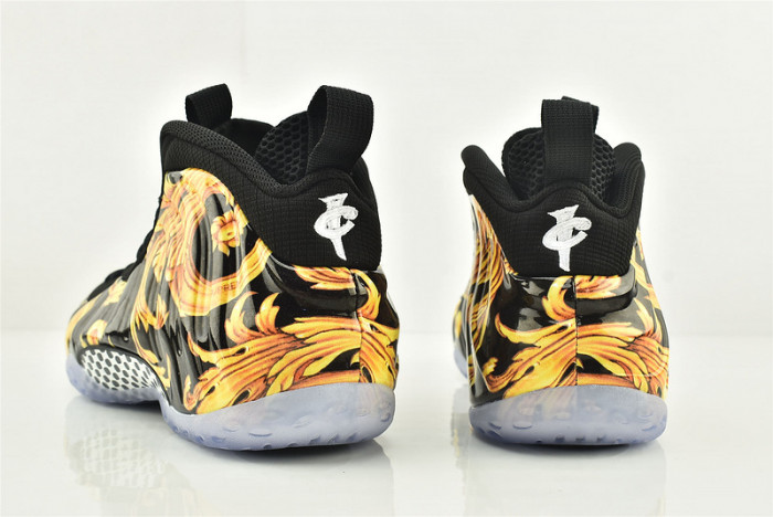 nike air foamposite 1 one S*p*e sp black metallic gold 652792-001