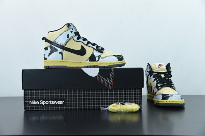 Nike Dunk High 1985 Black Acid Wash DD9404-700