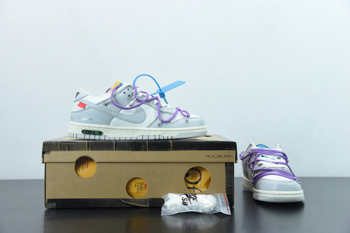 OFW Nike Dunk Low 47 Of 50 OW DM1602-125