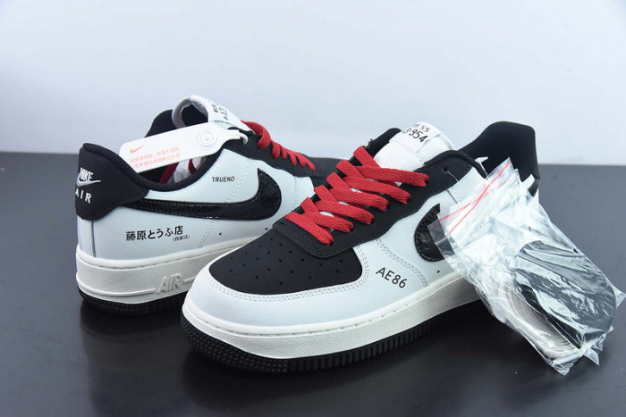Nike Air Force 1 07 Low AE86 White Black Red AE1686-668