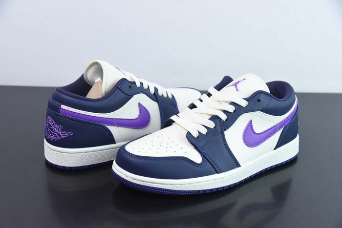 Air Jordan 1 Low Womens "Purple/Sail" DC0774-502