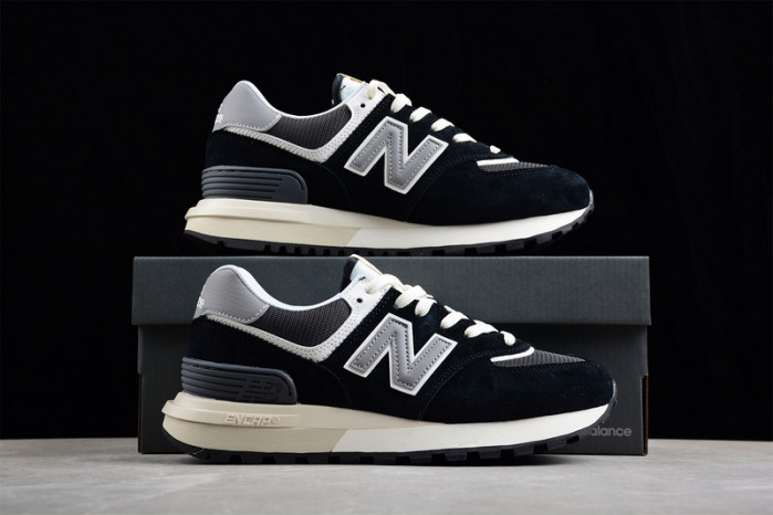 New Balance 574 Black Grey White - U574LGG1