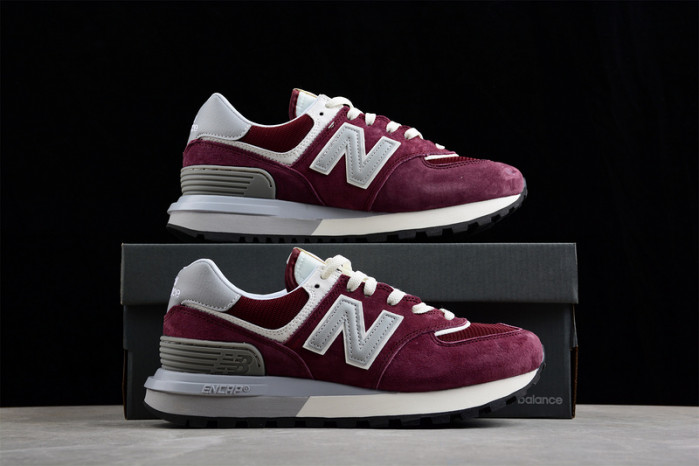 New Balance 574 Burgundy Silver - U574LGAA